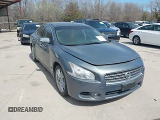 2010 Nissan Maxima 3.5 SV w/Premium Pkg with VIN 1N4AA5AP1AC853247, listed as a IAAI auction lot 41787704 with 90,537 mi miles. Bid and sale history available at carsss.com. Image 1.