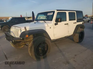 2018 Jeep Wrangler JK Unlimited Sport S with VIN 1C4BJWDG1JL815338, listed as a Copart auction lot 84467344 with 46,838 mi miles and Salvage Title. Bid and sale history available at carsss.com. Image 1.