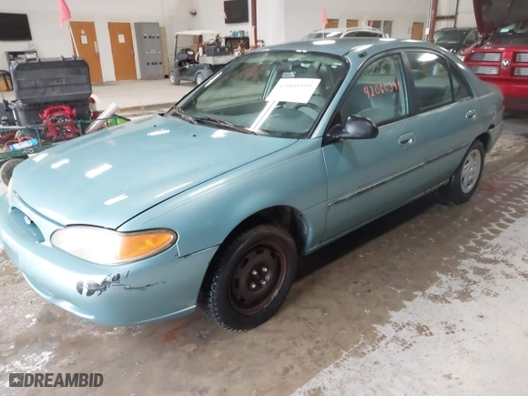 1997 Ford Escort LX with VIN 1FALP13P1VW129544, listed as a IAAI auction lot 42060399 with 185,727 mi miles. Bid and sale history available at carsss.com. Image 2.