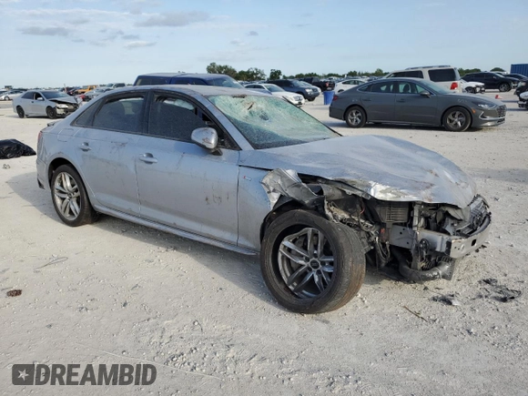 2017 Audi A4 Season of Audi Premium with VIN WAUDNAF43HN058215, listed as a Copart auction lot 49381505 with 0 mi miles and Salvage Title. Bid and sale history available at carsss.com. Image 4.