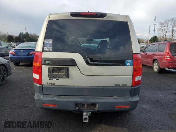 2006 Land Rover LR3 SE with VIN SALAE254X6A396737, listed as a Copart auction lot 86645104 with 211,312 mi miles and Clean title. Bid and sale history available at DreamBid. Image 6.