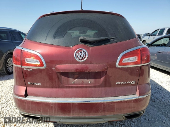2017 Buick Enclave Leather with VIN 5GAKVBKD2HJ330817, listed as a Copart auction lot 47010655 with 108,923 mi miles and Salvage Title. Bid and sale history available at DreamBid. Image 6.