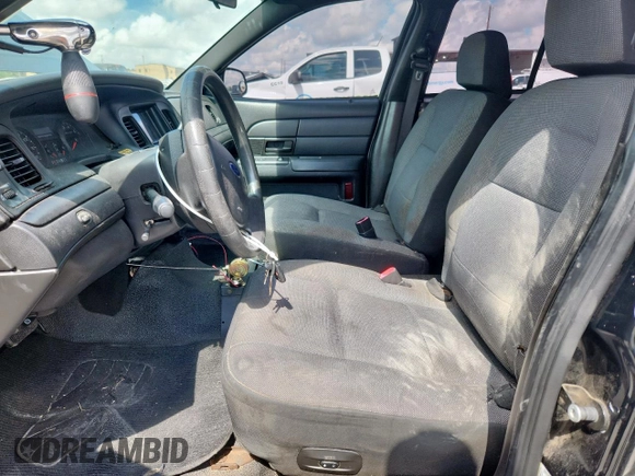 2010 Ford Police Interceptor with VIN 2FABP7BV0AX146445, listed as a Copart auction lot 62375055 with Not provided miles and Salvage title. Bid and sale history available at DreamBid. Image 7.