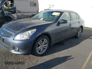 2012 Infiniti G25 Sedan x with VIN JN1DV6ARXCM730520, listed as a IAAI auction lot 41267768 with 1 mi miles. Bid and sale history available at carsss.com. Image 2.