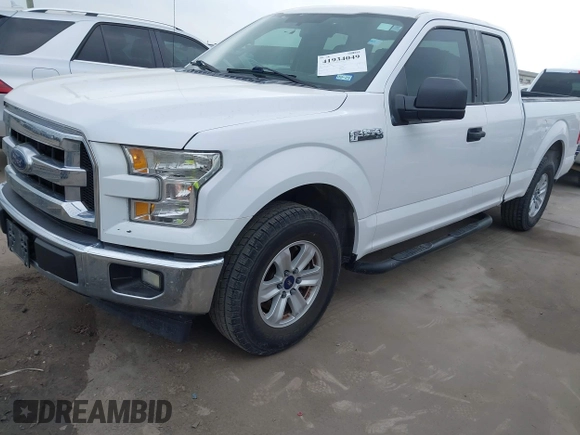 2017 Ford F-150 XL with VIN 1FTEX1CP4HKC96009, listed as a IAAI auction lot 41934049 with 147,963 mi miles. Bid and sale history available at carsss.com. Image 17.