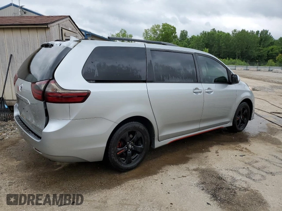 2020 Toyota Sienna LE Auto Access Seat с VIN 5TDKZ3DC1LS040092, выставлен на аукционе Copart как лот 61217895 с пробегом 88 849 миль миль и Списание • Salvage title. История ставок и продаж доступна на DreamBid. Изображение 3.
