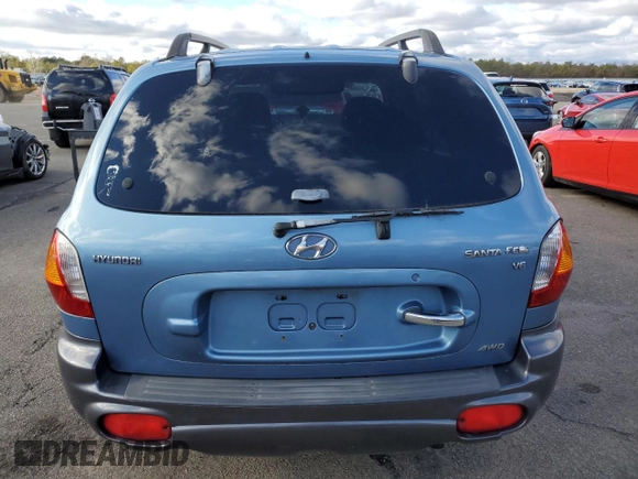 2003 Hyundai Santa Fe GLS with VIN KM8SC73D33U417838, listed as a Copart auction lot 85328384 with 140,979 mi miles and Clean Title. Bid and sale history available at carsss.com. Image 6.