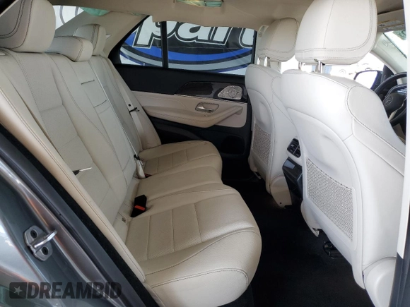 2023 Mercedes-Benz GLE 350 with VIN 4JGFB4KB5PA918384, listed as a Copart auction lot 59323955 with 35,607 mi miles and Salvage title. Bid and sale history available at DreamBid. Image 10.