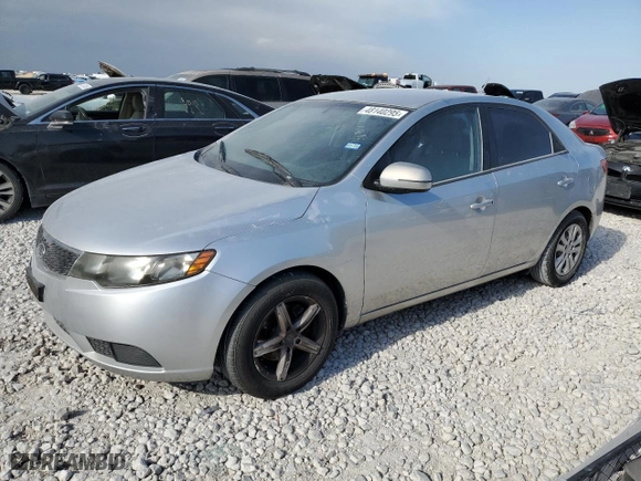 2012 Kia Forte EX with VIN KNAFU4A2XC5596289, listed as a Copart auction lot 48140295 with 141,023 mi miles and Salvage Title. Bid and sale history available at carsss.com. Image 1.