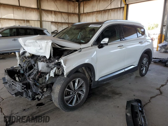2019 Hyundai Santa Fe Ultimate z VIN 5NMS5CADXKH113289, wystawiony jako Copart lot #53399905 z przebiegiem 101 697 mil mil oraz Szkoda całkowita • Salvage title. Historia ofert i sprzedaży dostępna na DreamBid. Obrazek 1.