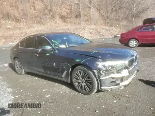 2017 BMW 5 Series 530i xDrive with VIN WBAJA7C31HG905931, listed as a Copart auction lot 50014175 with 107,630 mi miles and Salvage Title. Bid and sale history available at carsss.com. Image 11.