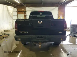 2006 Nissan Titan SE with VIN 1N6BA06A96N567659, listed as a Copart auction lot 61928495 with 190,594 mi miles and Salvage title. Bid and sale history available at DreamBid. Image 6.