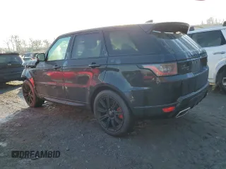 2021 Land Rover Range Rover Sport HST with VIN SALWS2RU0MA774280, listed as a Copart auction lot 84908794 with 19,554 mi miles and Salvage Title. Bid and sale history available at carsss.com. Image 2.