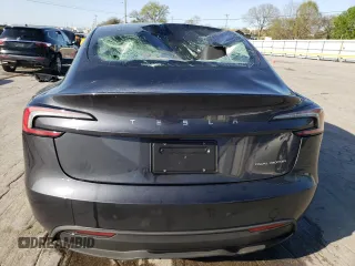 2024 Tesla Model 3 Long Range with VIN 5YJ3E1EB5RF788173, listed as a Copart auction lot 52053955 with 11,863 mi miles and Salvage Title. Bid and sale history available at DreamBid. Image 6.