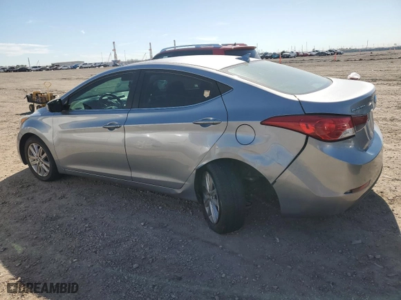2015 Hyundai Elantra SE with VIN 5NPDH4AE2FH596915, listed as a Copart auction lot 48013245 with 89,939 mi miles and Salvage Title. Bid and sale history available at carsss.com. Image 2.