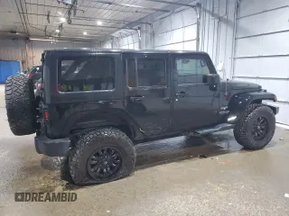 2018 Jeep Wrangler JK Unlimited Sahara with VIN 1C4BJWEG2JL869892, listed as a Copart auction lot 74474184 with 82,098 mi miles and Salvage Title. Bid and sale history available at carsss.com. Image 3.