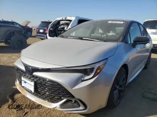 2025 Toyota Corolla Hatchback XSE with VIN JTNC4MBE5S3233886, listed as a Copart auction lot 75910214 with 743 mi miles and Salvage Title. Bid and sale history available at carsss.com. Image 1.