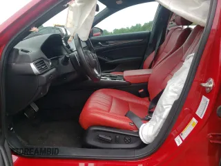 2018 Honda Accord Sedan Sport 1.5T with VIN 1HGCV1F39JA137747, listed as a Copart auction lot 57206083 with 58,126 mi miles and Salvage Title. Bid and sale history available at carsss.com. Image 7.