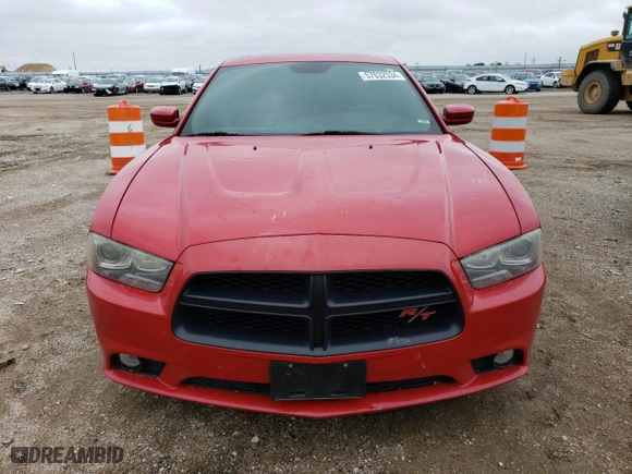 2013 Dodge Charger RT Plus with VIN 2C3CDXCT1DH593678, listed as a Copart auction lot 57032534 with 132,511 mi miles and Salvage Title. Bid and sale history available at carsss.com. Image 5.
