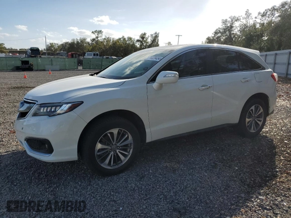 2018 Acura RDX w/Advance Pkg with VIN 5J8TB3H76JL006624, listed as a Copart auction lot 74439454 with 0 mi miles and Salvage Title. Bid and sale history available at carsss.com. Image 1.