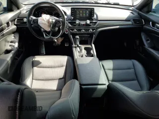 2019 Honda Accord Sport with VIN 1HGCV1F35KA010091, listed as a Copart auction lot 54099245 with 102,958 mi miles and Salvage Title. Bid and sale history available at DreamBid. Image 8.