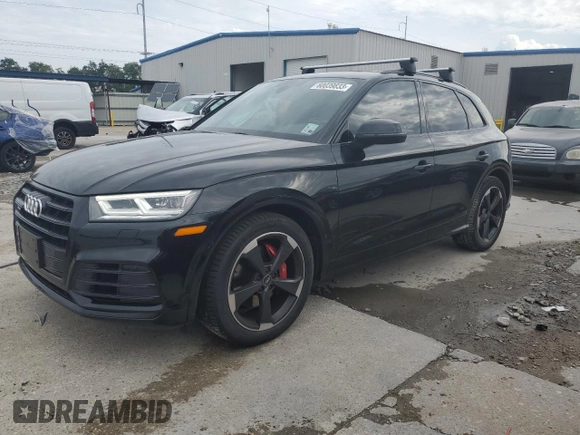 2020 Audi SQ5 Premium Plus with VIN WA1B4AFY0L2122926, listed as a Copart auction lot 60039833 with 25,501 mi miles. Bid and sale history available at carsss.com. Image 1.