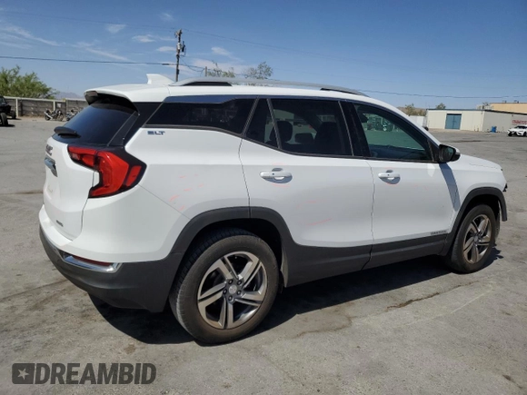 2021 GMC Terrain SLT z VIN 3GKALVEV1ML309180, wystawiony jako Copart lot #54563865 z przebiegiem 91 508 mil mil oraz Szkoda całkowita • Salvage title. Historia ofert i sprzedaży dostępna na DreamBid. Obrazek 3.
