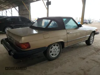 1983 Mercedes-Benz 380 with VIN WDBBA45A9DB027768, listed as a Copart auction lot 49116105 with 154,332 mi miles and Clean Title. Bid and sale history available at carsss.com. Image 3.
