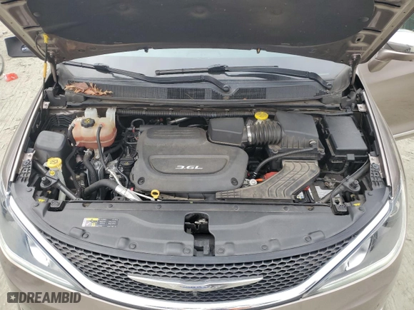 2017 Chrysler Pacifica Limited with VIN 2C4RC1GG3HR537485, listed as a Copart auction lot 49117185 with 106,348 mi miles and Salvage Title. Bid and sale history available at carsss.com. Image 13.