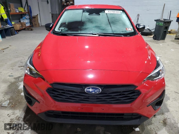 2024 Subaru Impreza with VIN JF1GUABC5R8305479, listed as a Copart auction lot 83780384 with 13,889 mi miles and Salvage Title. Bid and sale history available at DreamBid. Image 5.