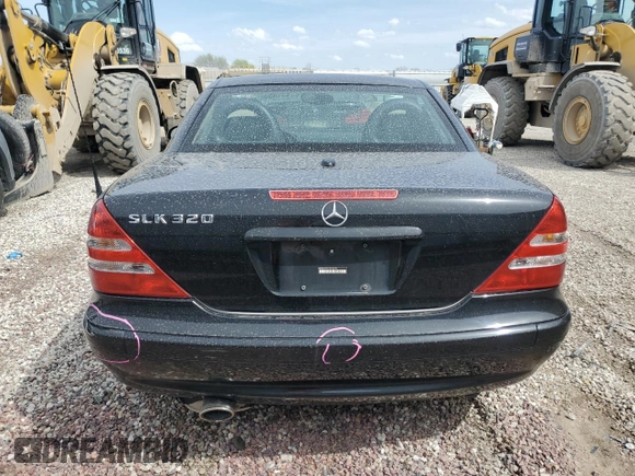 2001 Mercedes-Benz SLK 230/320 with VIN WDBKK65F01F216236, listed as a Copart auction lot 51431855 with 90,999 mi miles and Salvage title. Bid and sale history available at DreamBid. Image 6.