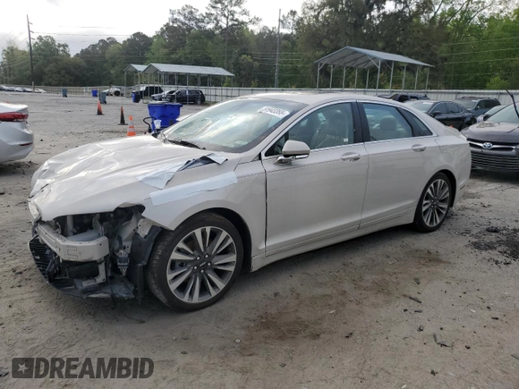 2019 Lincoln MKZ Hybrid Reserve II with VIN 3LN6L5MU9KR633669, listed as a Copart auction lot 51943355 with 98,581 mi miles and Salvage title. Bid and sale history available at DreamBid. Image 1.