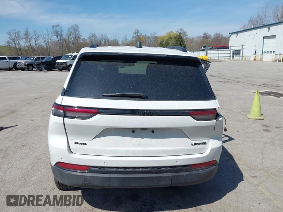 2024 Jeep Grand Cherokee Limited with VIN 1C4RJHBG5R8600766, listed as a IAAI auction lot 42110938 with 13,188 mi miles and . Bid and sale history available at DreamBid. Image 16.
