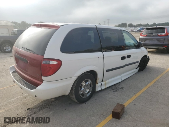 2007 Dodge Grand Caravan SE with VIN 1D4GP24E87B176680, listed as a Copart auction lot 64906593 with Not Provided miles and Salvage Title. Bid and sale history available at DreamBid. Image 3.