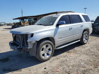2015 Chevrolet Tahoe LTZ with VIN 1GNSCCKC3FR275902, listed as a Copart auction lot 49381535 with 134,883 mi miles and Salvage Title. Bid and sale history available at carsss.com. Image 1.