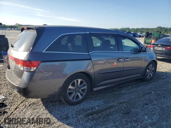 2014 Honda Odyssey Touring z VIN 5FNRL5H90EB007862, wystawiony jako Copart lot #60470005 z przebiegiem 135 686 mil mil oraz Czysty tytuł • Clean title. Historia ofert i sprzedaży dostępna na DreamBid. Obrazek 3.