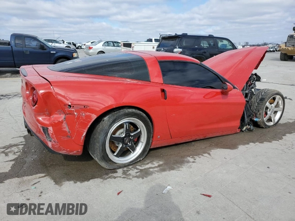 2008 Chevrolet Corvette with VIN 1G1YY26W485113072, listed as a Copart auction lot 47881425 with 96,051 mi miles and Salvage Title. Bid and sale history available at carsss.com. Image 3.