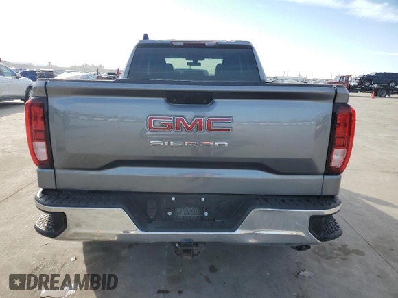 2022 GMC Sierra 1500 with VIN 1GTR9AEK3NZ159174, listed as a Copart auction lot 87674255 with 50,980 mi miles and Salvage Title. Bid and sale history available at DreamBid. Image 6.