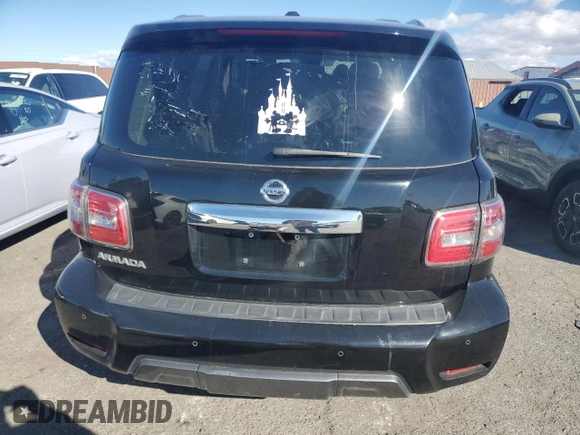 2019 Nissan Armada SV with VIN JN8AY2NC3K9585980, listed as a Copart auction lot 78176544 with Not Provided miles and Clean Title. Bid and sale history available at carsss.com. Image 6.