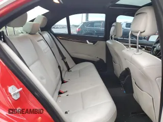 2012 Mercedes-Benz C 350 Sport with VIN WDDGF5HB9CA654824, listed as a Copart auction lot 80903644 with 177,531 mi miles and Salvage Title. Bid and sale history available at DreamBid. Image 10.