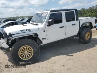 2022 Jeep Gladiator Willys Sport z VIN 1C6HJTAG3NL108428, wystawiony jako Copart lot #53356875 z przebiegiem 55 054 mil mil oraz Szkoda całkowita • Salvage title. Historia ofert i sprzedaży dostępna na DreamBid. Obrazek 1.