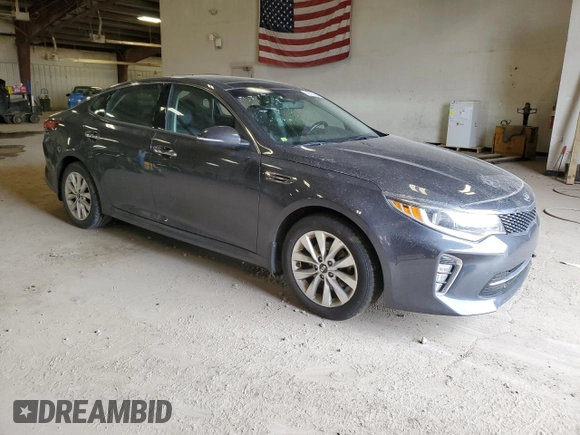 2018 Kia Optima S with VIN 5XXGT4L34JG233074, listed as a Copart auction lot 46759235 with 73,746 mi miles and Clean Title. Bid and sale history available at carsss.com. Image 4.