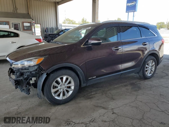 2016 Kia Sorento LX with VIN 5XYPGDA5XGG043731, listed as a Copart auction lot 53888025 with 129,067 mi miles and Salvage title. Bid and sale history available at DreamBid. Image 1.