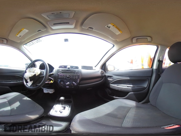 2017 Mitsubishi Mirage ES with VIN ML32F3FJ4HHF16924, listed as a Copart auction lot 59278355 with 55,021 mi miles and Salvage title. Bid and sale history available at DreamBid. Image 14.