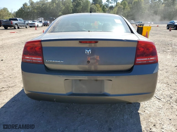 2008 Dodge Charger with VIN 2B3KA43R08H178541, listed as a Copart auction lot 42662444 with 0 mi miles and Salvage Title. Bid and sale history available at carsss.com. Image 6.