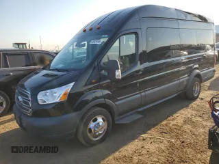 2018 Ford Transit Passenger XL with VIN 1FBVU4XG3JKA28907, listed as a Copart auction lot 69424444 with 61,411 mi miles and Salvage Title. Bid and sale history available at DreamBid. Image 1.