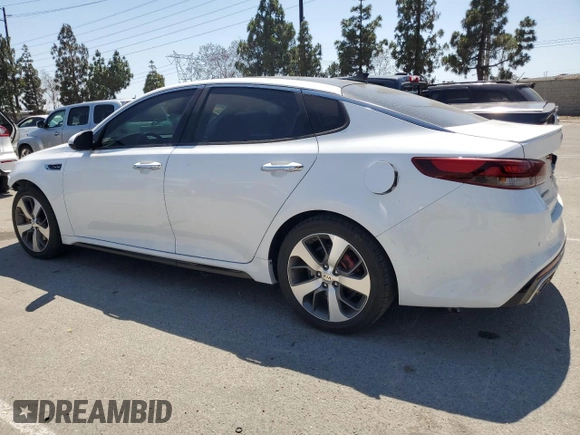 2018 Kia Optima SX with VIN 5XXGW4L21JG248467, listed as a Copart auction lot 62944715 with 55,829 mi miles and Salvage title. Bid and sale history available at DreamBid. Image 2.