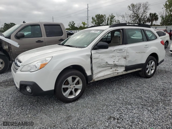 2014 Subaru Outback 2.5i with VIN 4S4BRCAC1E3263429, listed as a Copart auction lot 51110235 with 115,668 mi miles and Salvage Title. Bid and sale history available at carsss.com. Image 1.