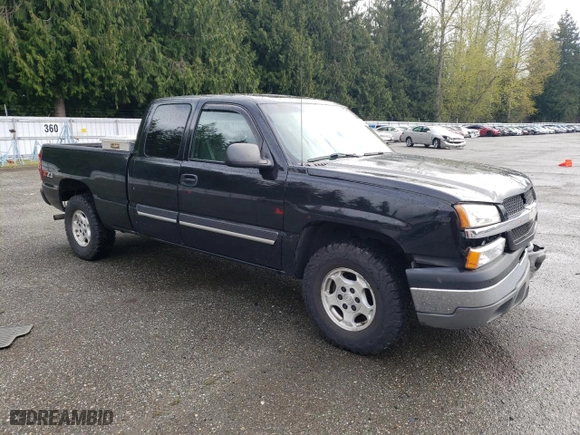 2003 Chevrolet Silverado 1500 LS with VIN 2GCEK19T931228526, listed as a Copart auction lot 52519215 with 217,460 mi miles and Salvage Title. Bid and sale history available at carsss.com. Image 4.