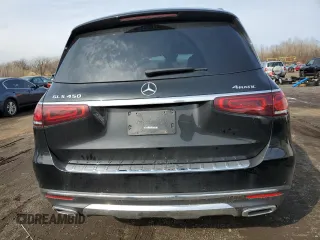 2021 Mercedes-Benz GLS with VIN 4JGFF5KE4MA573185, listed as a Copart auction lot 50042295 with 43,226 mi miles and Salvage Title. Bid and sale history available at carsss.com. Image 6.